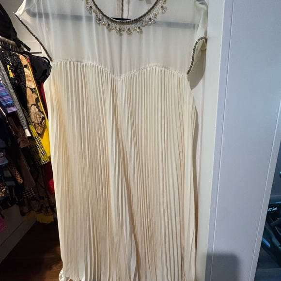 Ted Baker Dress Pleated Embellished 20s Deco Inspired - Picture 7 of 8
